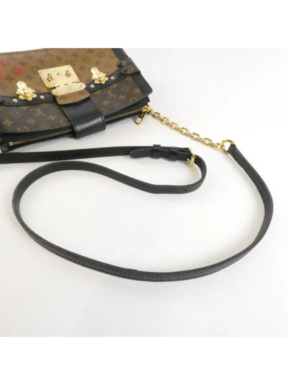 Louis Vuitton Monogram Reverse Trunk Clutch